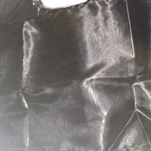 Black Satin Rose Embossed Table Runners 10